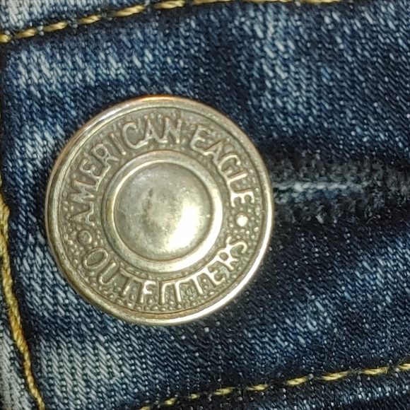 American Eagle Men's Blue Jeans Sz 34x30 Medium Wash Straight - Picture 6 of 10